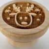 #66.2 No. 066 Wooden stamp deeply engraved Reindeer